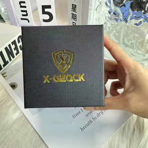 X-GEQCK <span class=keywords><strong>Coffret</strong></span> <span class=keywords><strong>Montre</strong></span> Luxe Personnalisable Haute Qualité <span class=keywords><strong>pour</strong></span> Emballage Vente en Gros Boîte <span class=keywords><strong>de</strong></span> <span class=keywords><strong>Rangement</strong></span> <span class=keywords><strong>Montre</strong></span> Noir Orange - Product Image 2