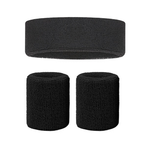 3 Pcs Men Women <strong>Sweat</strong> <strong>Bands</strong> &amp; Wristbands-Dry Non-Slip Breathable Absorbent for Gym Sports Tennis Running - Product Image 5