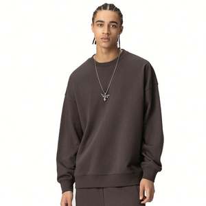 Sweat-shirts unisexes en molleton bouclette 400 g/m² de haute qualité, personnalisables et brodés, style streetwear automne, écologiques, vente en gros - Product Image 3