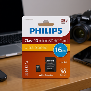 MicroSDHC <b>Card</b> 16GB Class 10 UHS-I With Adapter - Product Image 3