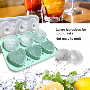 Moldes De <span class=keywords><strong>Silicona</strong></span> Personalizados con Forma de Flor, Rosa y Corazón, Herramientas para Hornear Pasteles y <span class=keywords><strong>Cake</strong></span> <span class=keywords><strong>Pops</strong></span>, Bandeja de Hielo, <span class=keywords><strong>Molde</strong></span> para Cubitos de Hielo para Pasteles DIY - Product Image 3