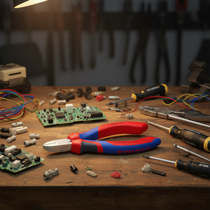 Cortador Lateral Knipex 76 05 125, Herramienta para Cortar Alambre de Cobre, Uso en Electromecánica - Product Image 2