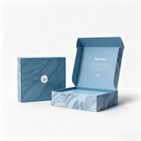 Boîtes d'expédition en carton ondulé personnalisées avec logo et impression couleur, boîtes postales avec bande de déchirement