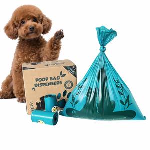 Rollos de Bolsas para Excremento de Perro, Ecológicas, Portátiles, Resistentes a Fugas, de 13"x9" - Product Image 1