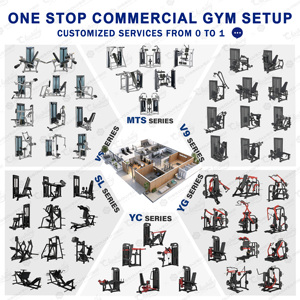 Ensemble complet d'équipements de musculation professionnels : Extension de jambe, Curl de jambe, <span class=keywords><strong>Hack</strong></span> Squat pour salle de basketball, centre de fitness, solution pour projets de salle de sport - Product Image 3
