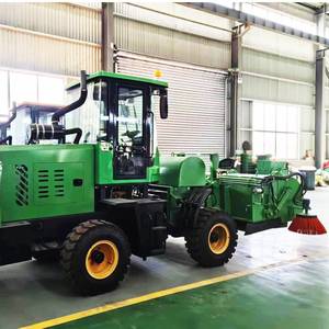 Barredora <span class=keywords><strong>de</strong></span> Carreteras Montada en Cargador Frontal con Inteligencia Artificial, Accesorio <span class=keywords><strong>de</strong></span> Barrido Autorecolectante para Cargador <span class=keywords><strong>de</strong></span> Ruedas - Product Image 4