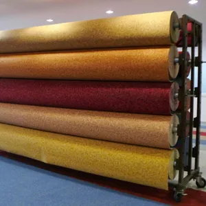 Carpet showroom rolling carpet rug display stand