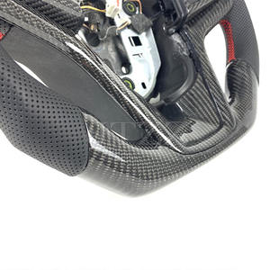 Pour Chevrolet <span class=keywords><strong>Corvette</strong></span> <span class=keywords><strong>C5</strong></span> Cruze <span class=keywords><strong>1997</strong></span> 1998 1999 2001 2002 2003 Volant sport en fibre de carbone amélioré - Product Image 4