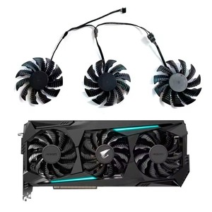 Nuevo Ventilador de GPU de 85 mm y 4 Pines PLA08215S12H T128015SU para <span class=keywords><strong>GIGABYTE</strong></span> AORUS Radeon RX <span class=keywords><strong>5700</strong></span> <span class=keywords><strong>XT</strong></span> 8G - Product Image 1