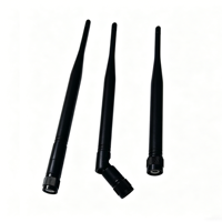 Antenne TNC en caoutchouc flexible droite ou à angle droit pour talkie-walkie, radio, WiFi, GSM, GPS, LTE – Antenne à gain élevé