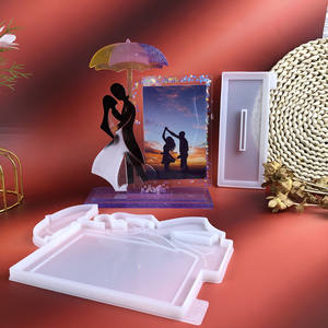 Kingnoo Handmade <b>Silicone</b> <b>Resin</b> Casting <b>Mold</b> with Irregular Shape for DIY Ins Style Decorative Ornaments and Cake Tools - Product Image 1