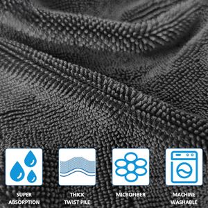 Toalla de Microfibra de Alta Calidad con Borde Suave para Pulir Autos y Motocicletas, Paño de Limpieza de Microfibra Afelpada para Autos - Product Image 2