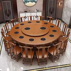 Nuovi Set di Tavoli e Sedie in Legno dal Design Moderno per Hotel e Sale da Pranzo Commerciali - Product Image 4