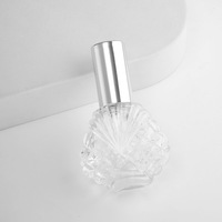 Vente en gros de flacons de parfum de voyage rechargeables uniques de 15 ml, flacon de parfum de poche en verre avec atomiseur