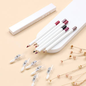 Lip Liner High Pigment 25 Couleurs Blanc <span class=keywords><strong>Crayon</strong></span> À Lèvres Cosmétique Étanche Antiadhésif Personnalisé Maquillage Mat Lèvres <span class=keywords><strong>Taille</strong></span>-<span class=keywords><strong>crayon</strong></span> - Product Image 2