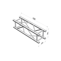 Perno de aleación de aluminio de 300*300mm personalizado, techo de forma octogonal para escenario y evento, techo redondo con patrón cuadrado y triangular