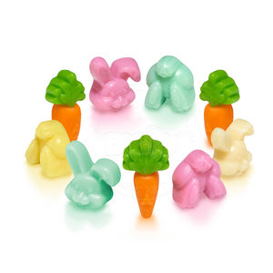 Fabricante de dulces, venta al por mayor, etiqueta privada personalizada, Halal, a granel, conejito de Pascua, dulces, gominolas - Product Image 2