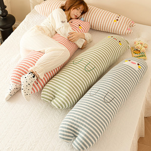 Oreiller souple et respirant pour mère et bébé Oreiller latéral à longue bande Lapin <span class=keywords><strong>Enceinte</strong></span> Femmes Enfants Grand coussin en peluche pour canapé-lit - Product Image 1