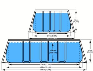 Wholesale Outdoor <b>Frame</b> Piscinas-estructural Power Steel Pool in Garden with Best Price Custom Logo - Product Image 4