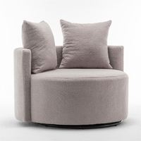 Sofá Esquinero Modular Moderno de Dos Plazas, Tapizado en Sherpa y Cuero Genuino, Estilo Nórdico, Color Rosa, 50 cm, 208