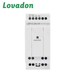 Modul Ekstensi MicroPLC Input Analog 2 Saluran DC12-24V DC0-10V/0-20mA SR Kompatibel dengan CPU, Pemasangan di Rel DIN dan Dinding, Pemrograman PLC - Product Image 4