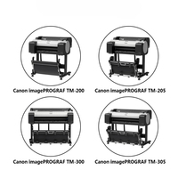 Impresora de Inyección de Tinta de Formato Ancho ImagePROGRAF TM200 Reacondicionada con Escáner para Plotter Canon Serie TM-200 A1 Ancho 620 mm 24 Pulgadas