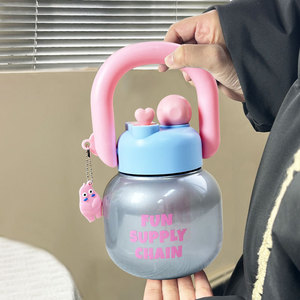 Tasse portable à double poignée et <span class=keywords><strong>seau</strong></span> spatial Big Belly pour <span class=keywords><strong>eau</strong></span> bouillante Kit de tonne en plastique mignon - Product Image 3