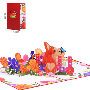 <span class=keywords><strong>Carte</strong></span> <span class=keywords><strong>d</strong></span>'anniversaire pop-up 3D faite à la main <span class=keywords><strong>carte</strong></span> de voeux Happy Valentine impression personnalisée cartes de cadeaux <span class=keywords><strong>d</strong></span>'affaires créatives pour <span class=keywords><strong>chien</strong></span> de compagnie - Product Image 6