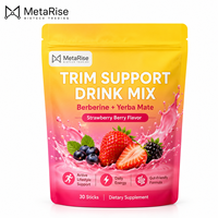 Sachets de thé Yerba Maté à la fraise, marque privée OEM, tisane naturelle, soutien énergétique et bien-être, boisson végétale, 30 unités, pour adultes