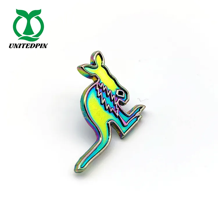 Offre Spéciale Promotionnel Personnalisé Personnalisé Kangourou En Métal Pin Badge Fabrication Personnalisée Épinglette