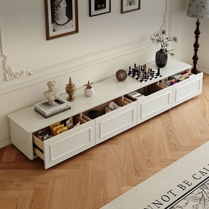 Mobile TV di Lusso in Stile Vintage Francese, Supporto TV Minimalista Europeo da Terra, Nuovo Mobile per <span class=keywords><strong>Soggiorno</strong></span> in <span class=keywords><strong>Legno</strong></span> <span class=keywords><strong>Massello</strong></span> - Product Image 3