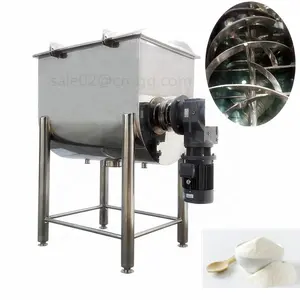 Stainless Steel Horizontal Powder Mixing Equipment Food Seasoning Mixer Powder Particle Mixer Machine