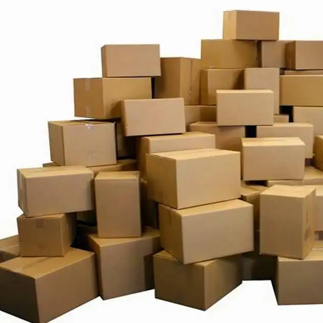 Оптовая продажа, маленькая гофрированная бумажная коробка, многоразовая длинная гофрированная упаковочная картонная коробка для доставки