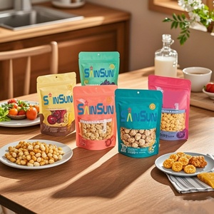 Nuts Peanuts Food <b>Packaging</b> Resealable Ziplock Stand up Doypack Plastic Cashew Nuts <b>Packaging</b> <b>Bag</b> With Logo - Product Image 6