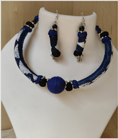 Collier artisanal vintage pour femme en tissu de coton perlé, motif classique en forme de cœur pour les amoureux, nouvelle tendance mode pour mariage