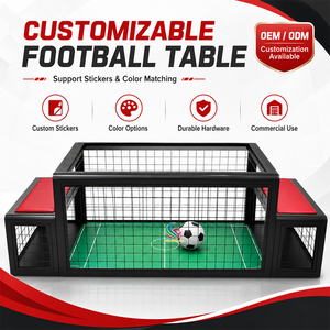 Nouvelle Machine de Jeu de Football Interactive Funpar, Table de Football à Monnayeur avec Interface Anglaise et Cadre Métallique pour le Divertissement - Product Image 4