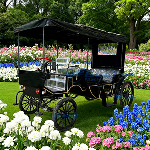 Caleches Turísticas 2025, Carretas Europeas Tiradas por Caballos, Carruajes para Bodas, Carruaje Eléctrico OEM - Product Image 3