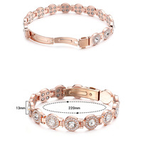 Bracelet de tennis en cuivre rouge pur à 99,9 % (non allié) avec thérapie magnétique pour femmes et hommes, soulagement de la douleur, vente en gros