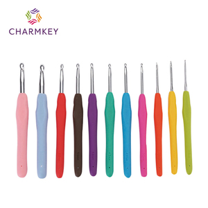 Aiguilles à Crochet en Fer à Manche Plastique Colorées pour Tricot DIY, Idéales pour le Tricot de Chandail et les Travaux d'<span class=keywords><strong>Aiguille</strong></span> en <span class=keywords><strong>Laine</strong></span> - Vente en Gros - Product Image 5