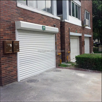 Porte à enroulement automatique en aluminium moderne, résistante au vent, à commande électrique, pour entrepôt