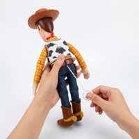 Sheriff Woody de Toy Story, Caja de Voz Mecánica con Cuerda para Tirar, con Sonido Personalizado