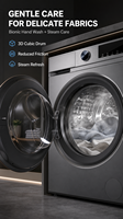 Lightweight Smart Washer for Urban Living 10kg Top Loading Stainless Tub Digital Display 12 Wash Cycles and Quick Wash