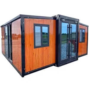 20ft 40ft Custom designed multiple structures foldable expandable prefabricated modular folding portable container house