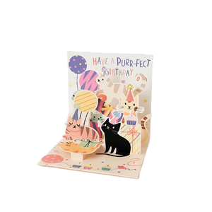 卸売カスタマイズされた3Dステレオボックススタイルプレミアム誕生日グリーティングカード - Product Image 2