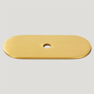 Poignées <span class=keywords><strong>de</strong></span> tiroir <span class=keywords><strong>de</strong></span> placard modernes circulaires rectangulaires ovales, boutons, plaques arrière - Product Image 2