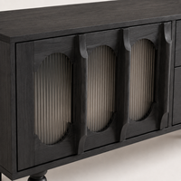Meuble TV moderne minimaliste en pierre, 3 armoires, 2 tiroirs, console multimédia écologique réglable pour téléviseurs de 55 à 59 pouces, salon