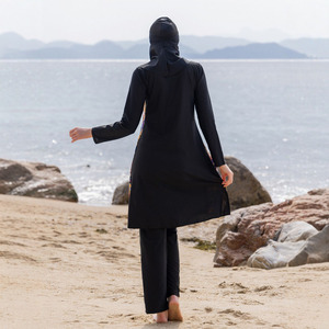 Muslim Modest Swimwear Women Full Coverage Burkini Set Quick Dry Breathable Custom Logo Wholesale - Product Image 6