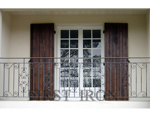 现代住宅室外阳台直锻铁栏杆设计 - Product Image 2