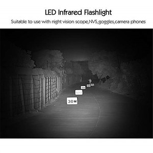 Linterna infrarroja LED de 850nm, luz con zoom y visión nocturna para caza - Product Image 6