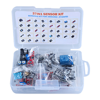 Tscinbuny Kit de modules électroniques DIY Sensor Learning Set 37 en 1 Capteurs Modules Kit pour Arduino